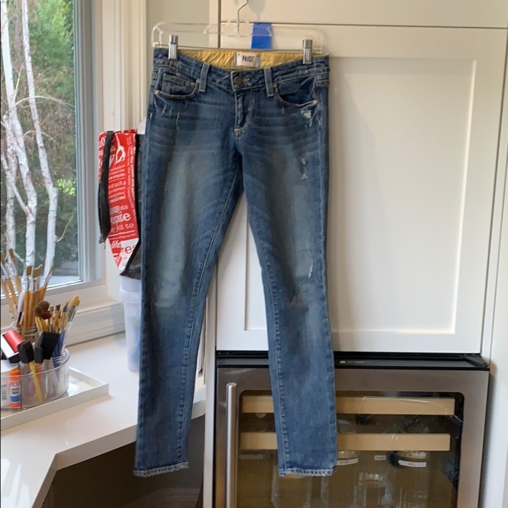Paige Skyline Ankle Skinny Jeans